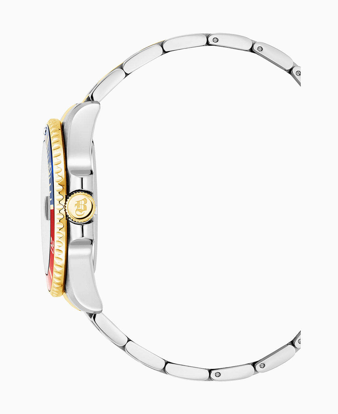 Pro Scuba Three-hands Date Two-tone Silver dial Stainless steel swiss watch