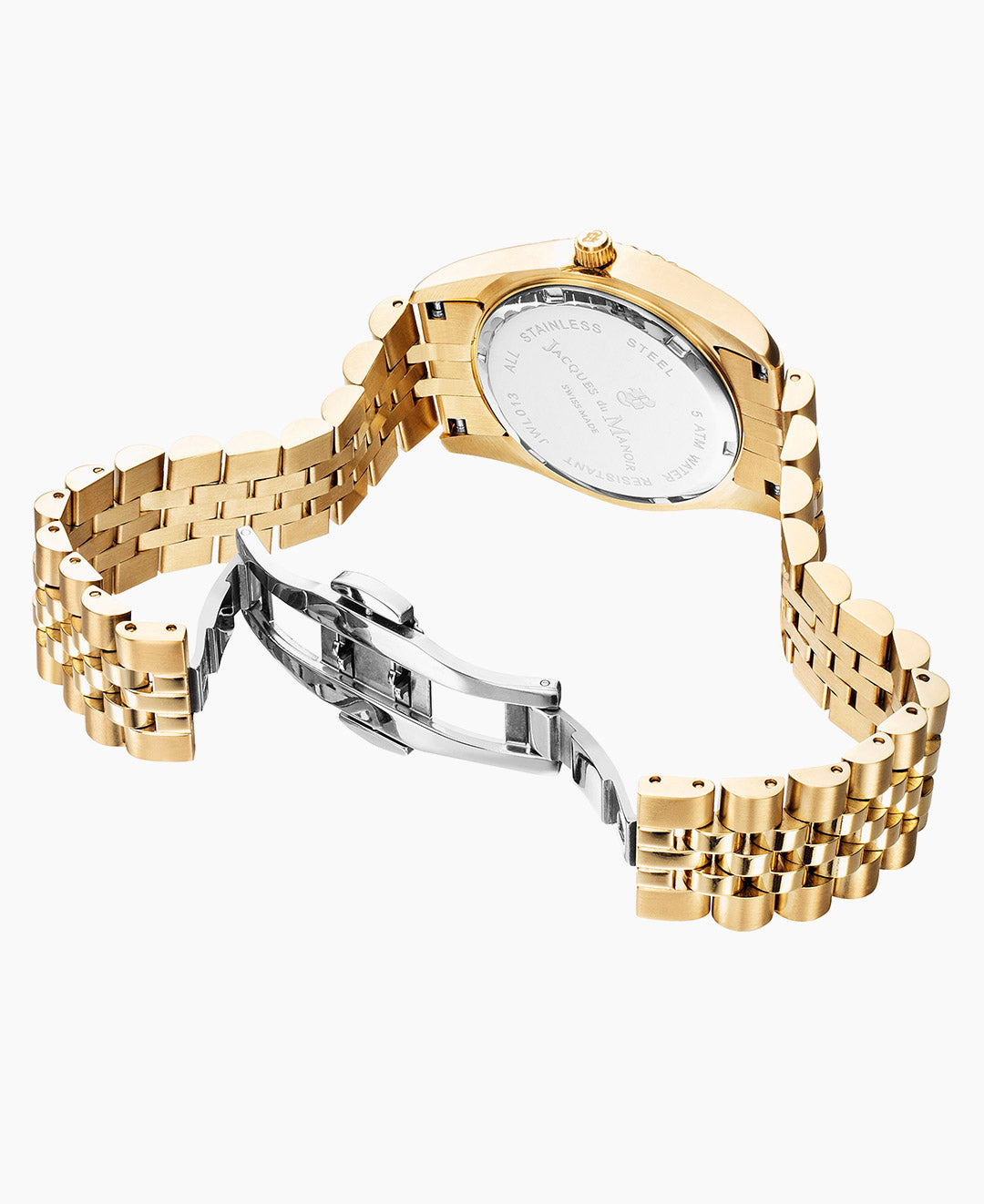 Inspiration Passion 34mm Three-hands Date Gold-tone Gold dial Stainless steel swiss watch