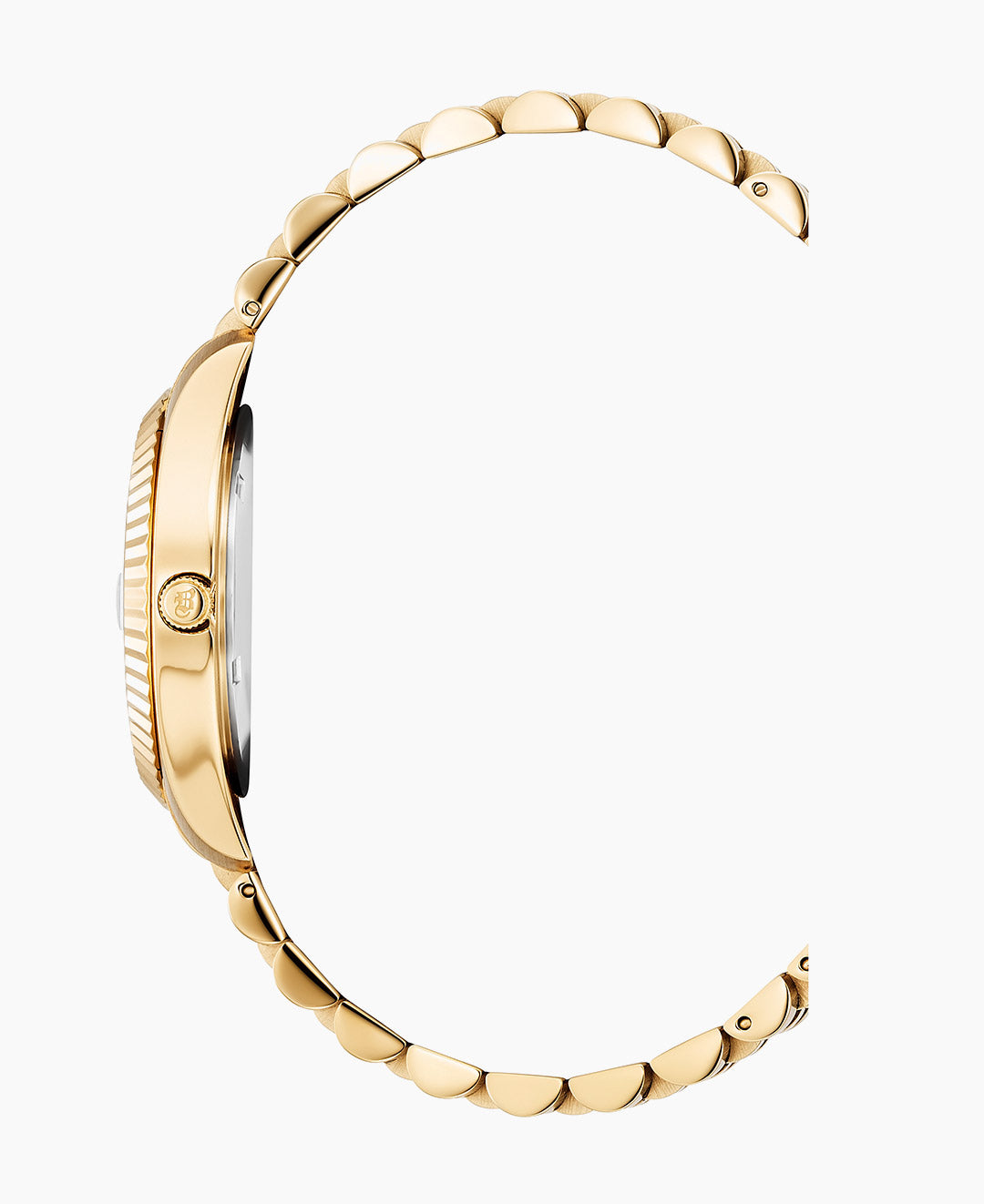 Inspiration Passion 34mm Three-hands Date Gold-tone Gold dial Stainless steel swiss watch