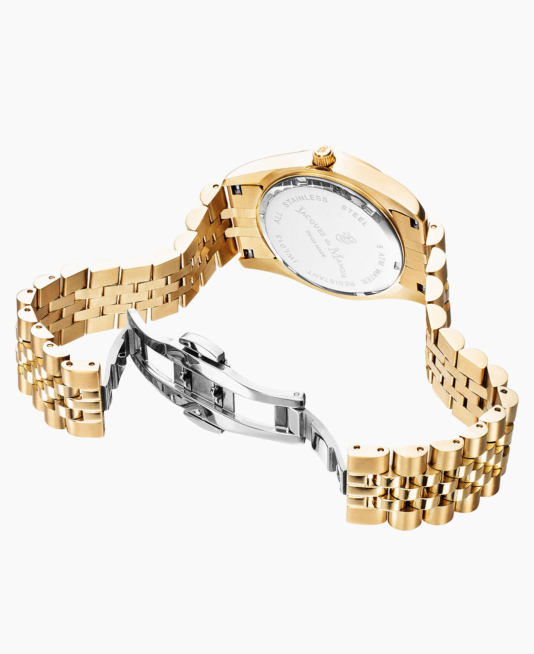 Inspiration Elegance Prestige 34mm Three-hands Gold-tone Gold dial Stainless steel swiss watch