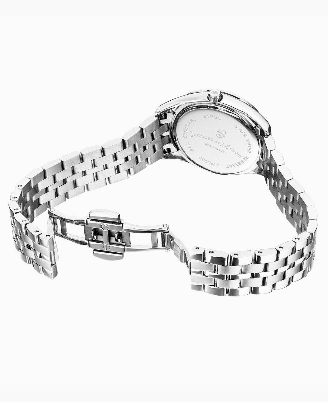 Anfibio 30mm Three-hands Date Silver-tone Blue dial Stainless steel swiss watch