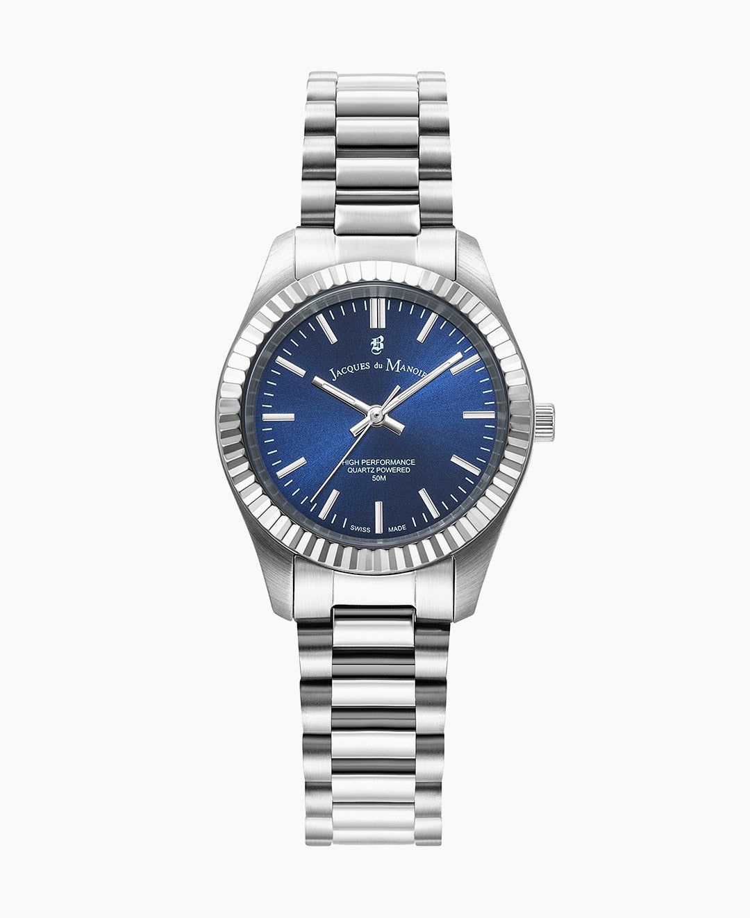 Inspiration Prime 31mm Three-hands Silver-tone Blue dial Stainless steel swiss watch