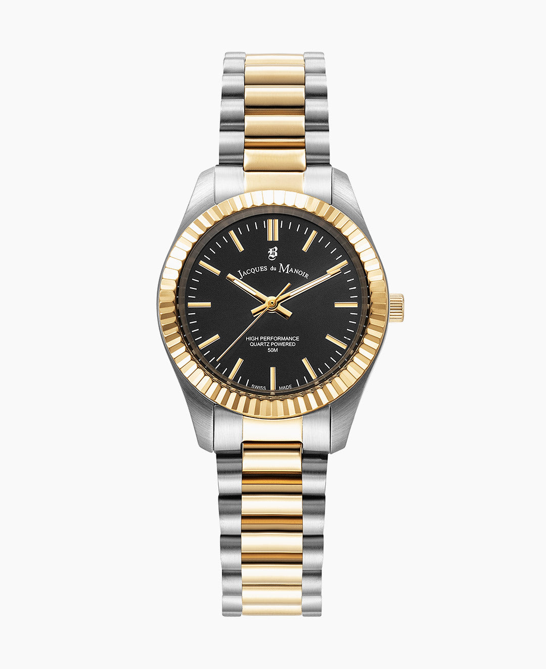 Inspiration Prime 31mm Three-hands Two-tone Black dial Stainless steel swiss watch