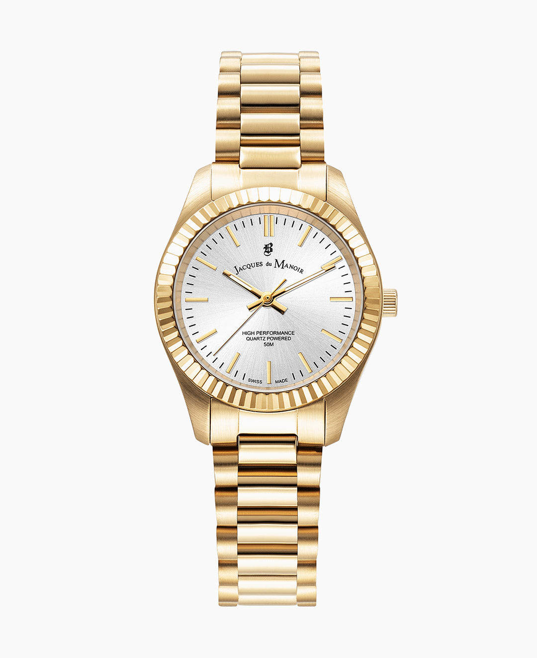 Inspiration Prime 31mm Three-hands Gold-tone Silver dial Stainless steel swiss watch