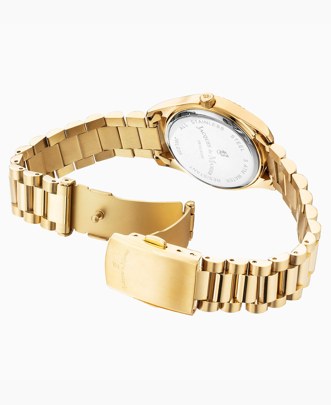 Inspiration Prime 31mm Three-hands Gold-tone Black dial Stainless steel swiss watch