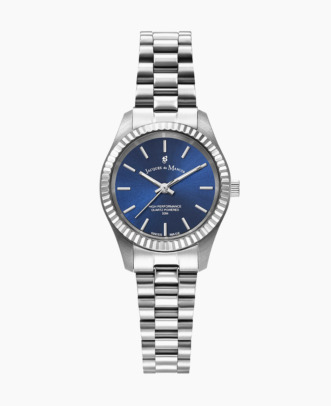 Inspiration Prime 26mm Three-hands Silver-tone Blue dial Stainless steel swiss watch