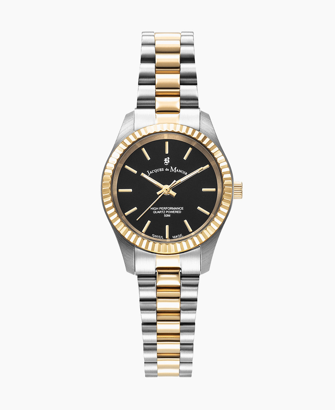 Inspiration Prime 26mm Three-hands Two-tone Black dial Stainless steel swiss watch