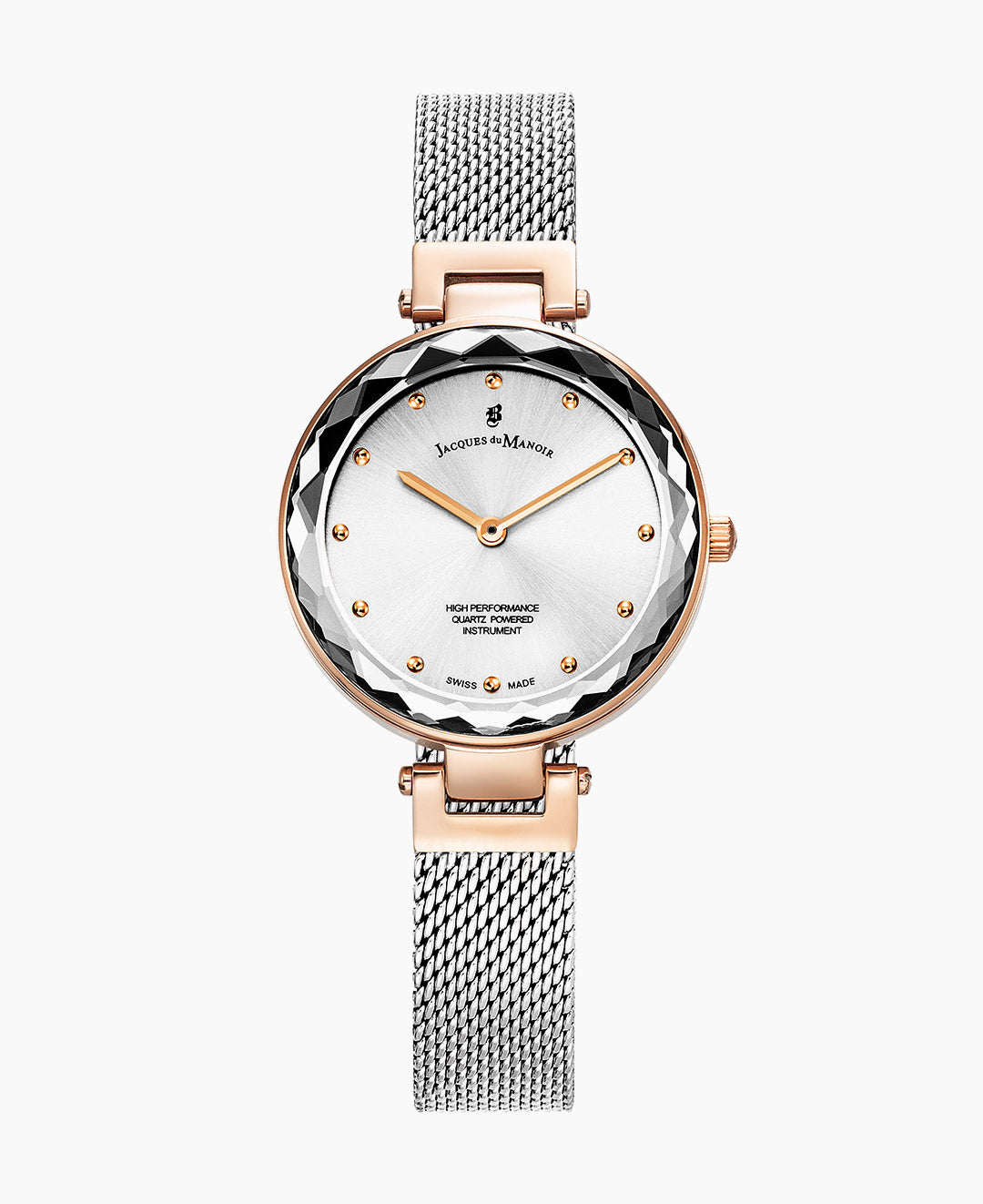 Selena 31mm Two-tone Silver dial Stainless steel swiss watch