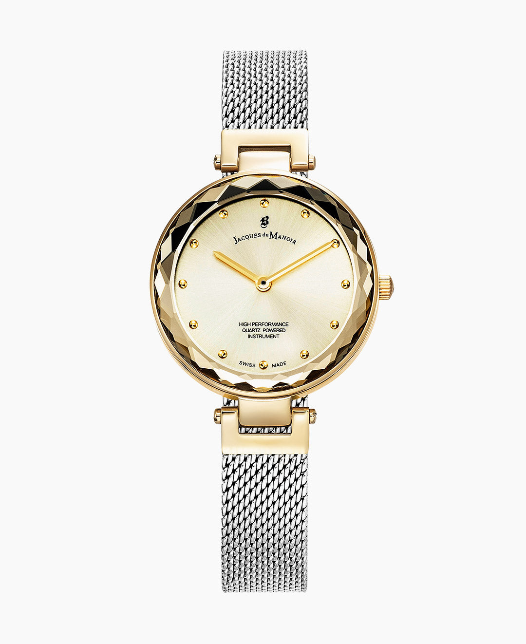 Selena 31mm Two-tone Gold dial Stainless steel swiss watch