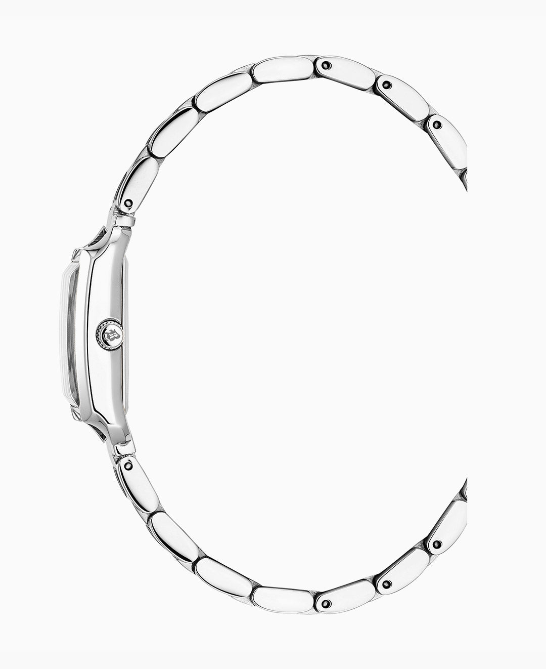 Emily 22x19mm Two-hands Silver-tone White dial Stainless steel swiss watch