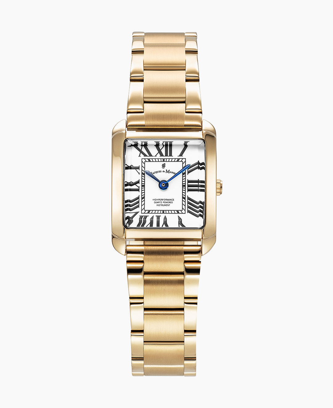 Emily 22x19mm Two-Hand Gold-tone White dial Stainless steel swiss