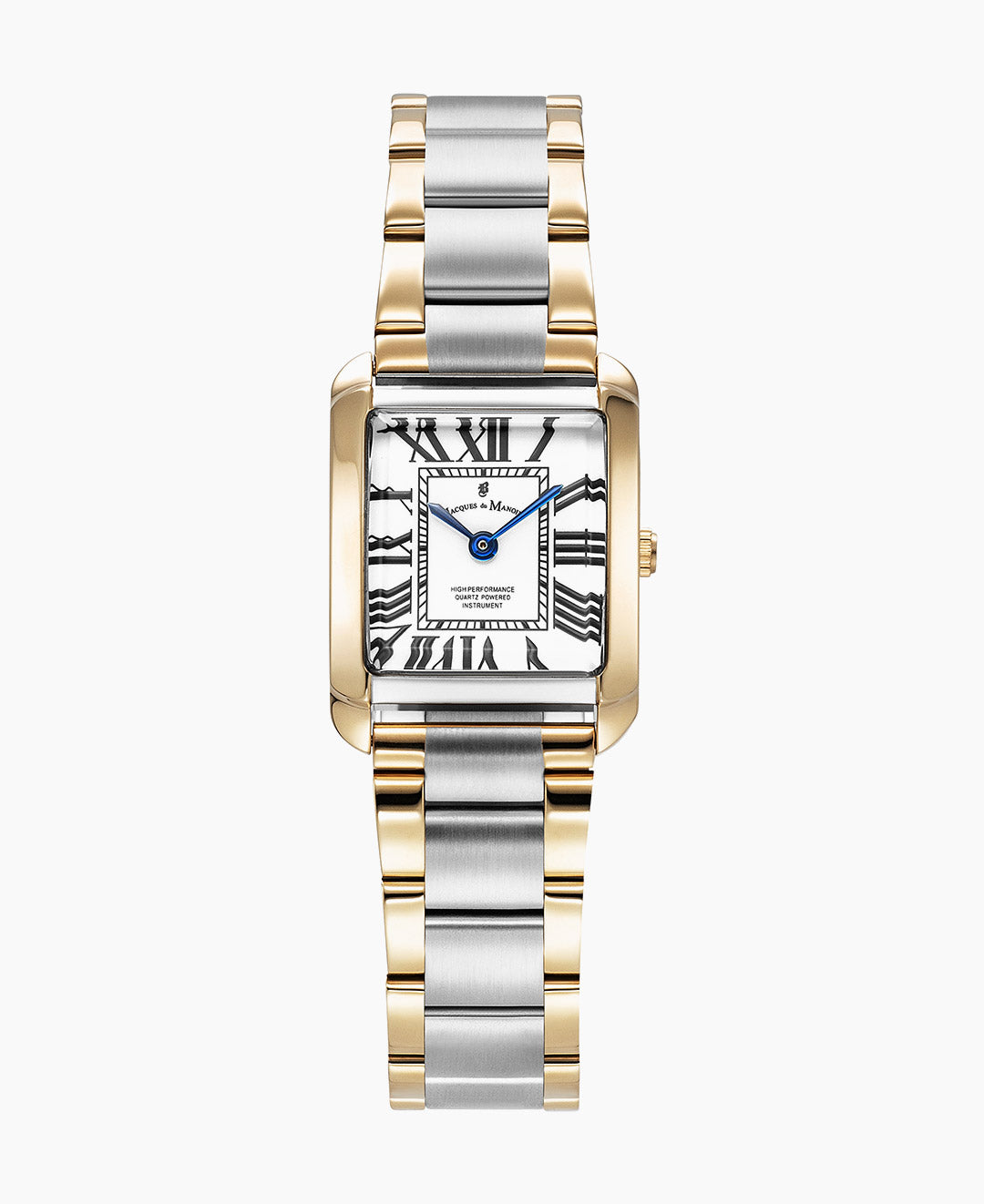 Emily 22x19mm Two-hands Two-tone White dial Stainless steel swiss watch
