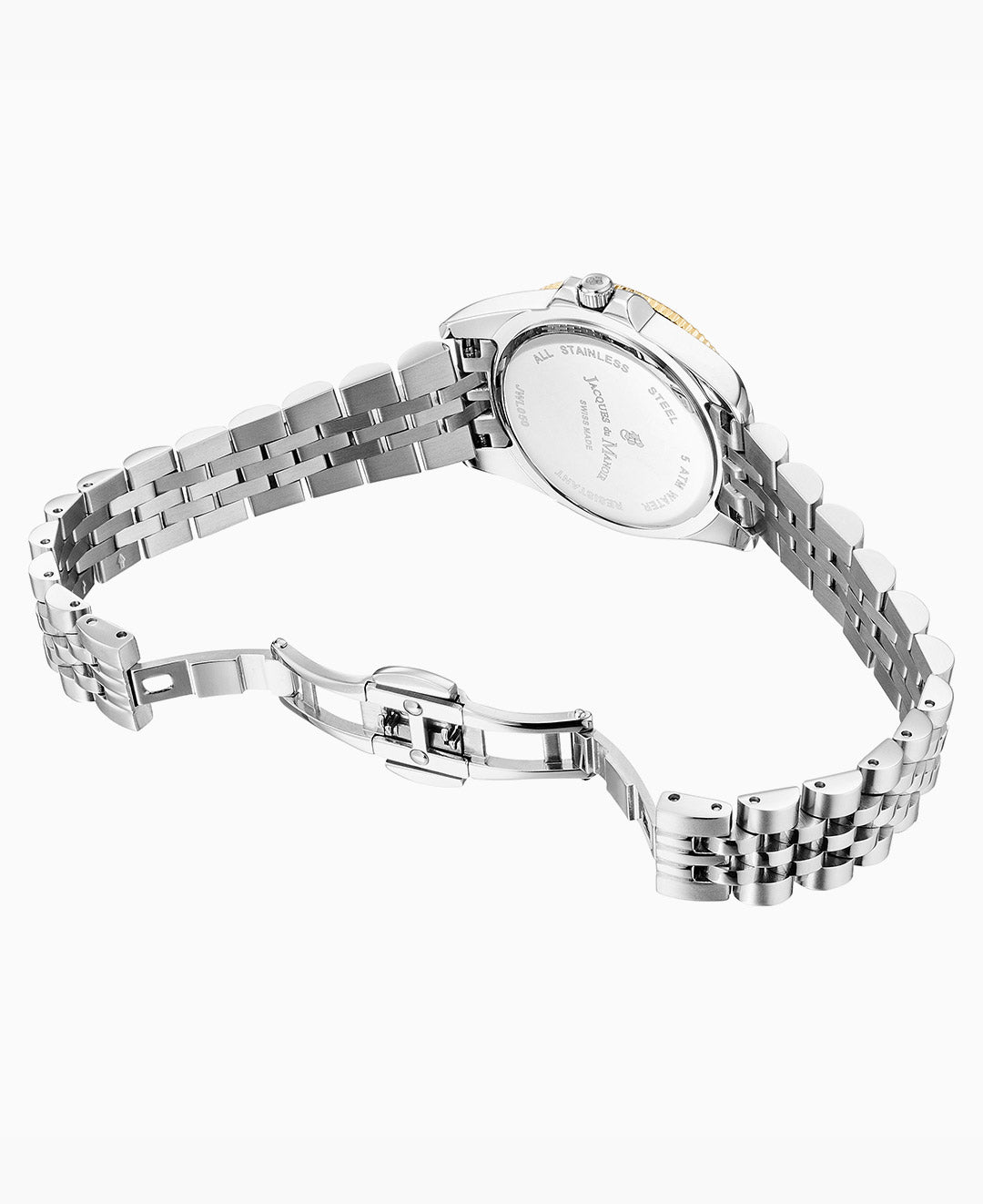 Inspiration Active 33mm Three-hands Date Silver-tone White dial Stainless steel swiss watch