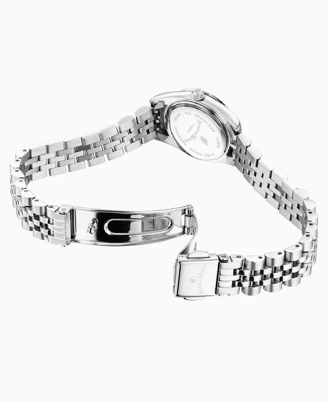 Mini Inspiration 22mm Two-hands Silver-tone Black dial Stainless steel swiss watch