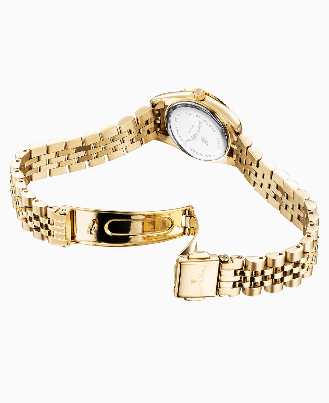 Mini Inspiration 22mm Two-hands Gold-tone Black dial Stainless steel swiss watch