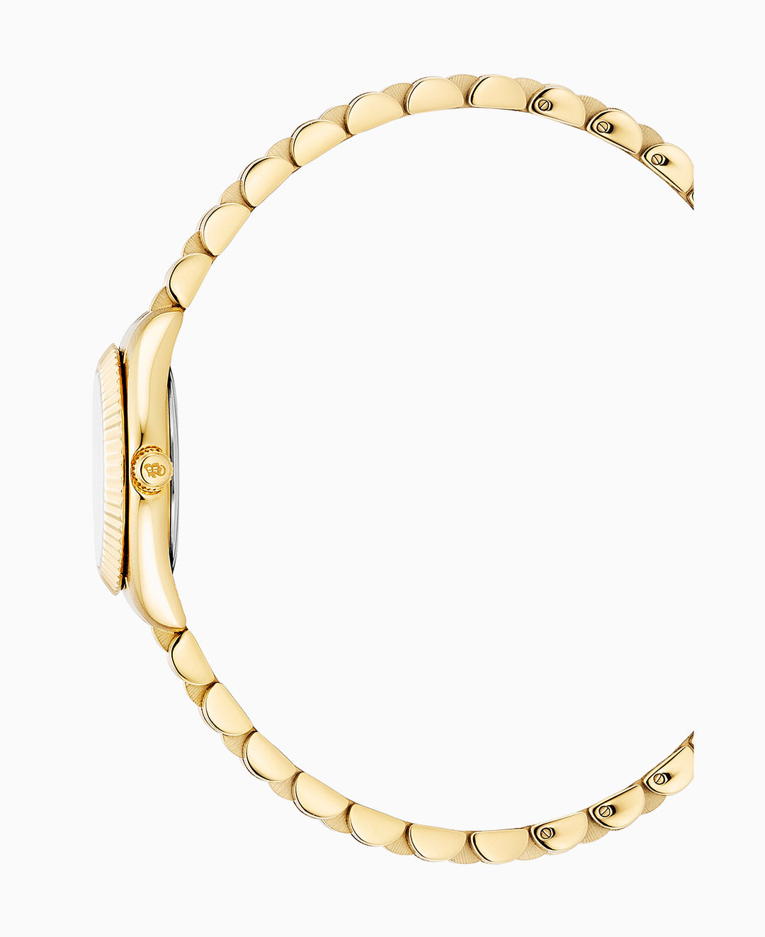 Mini Inspiration 22mm Two-hands Gold-tone Black dial Stainless steel swiss watch