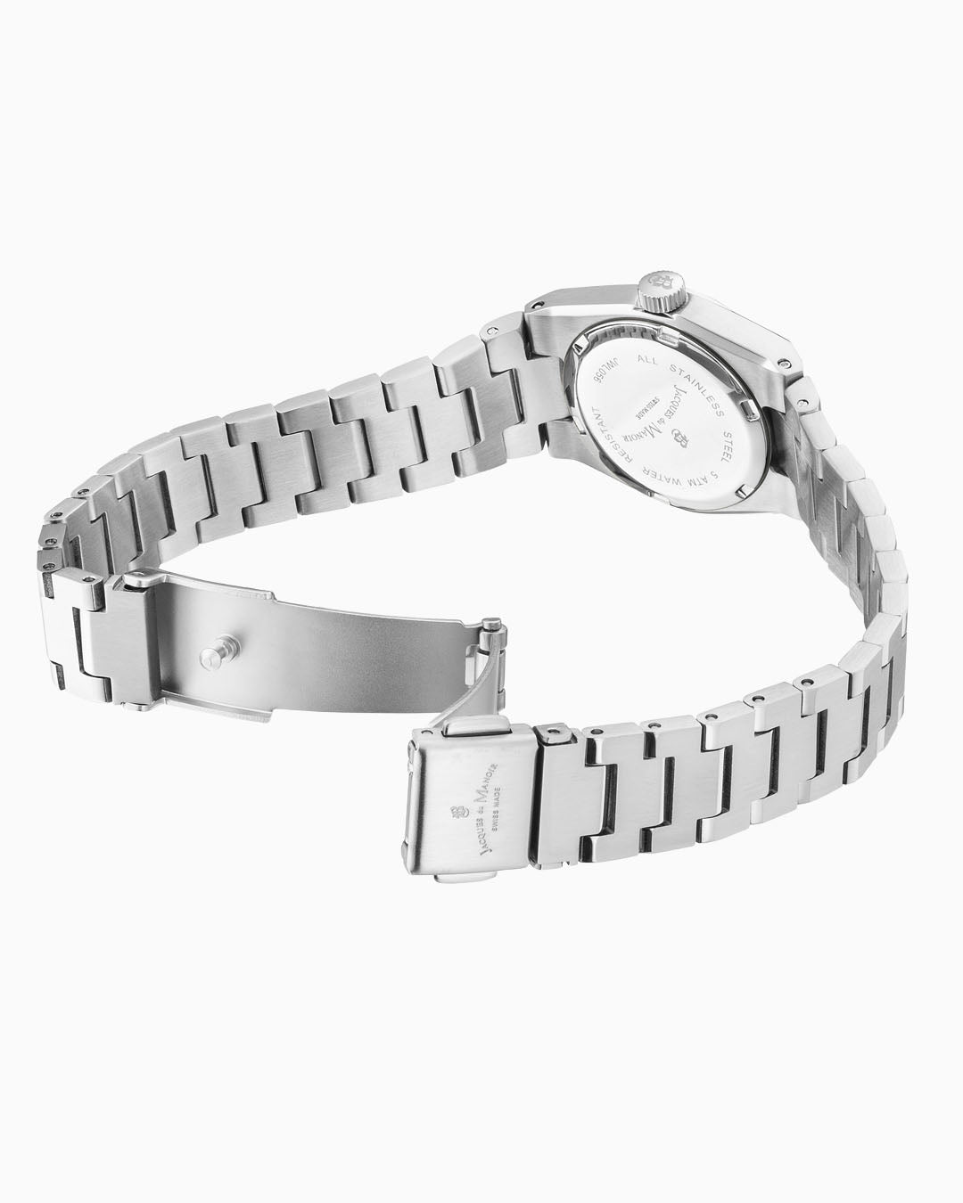 Horizon Ladies 25mm Three-hands Silver-tone Lightblue dial Stainless steel swiss watch