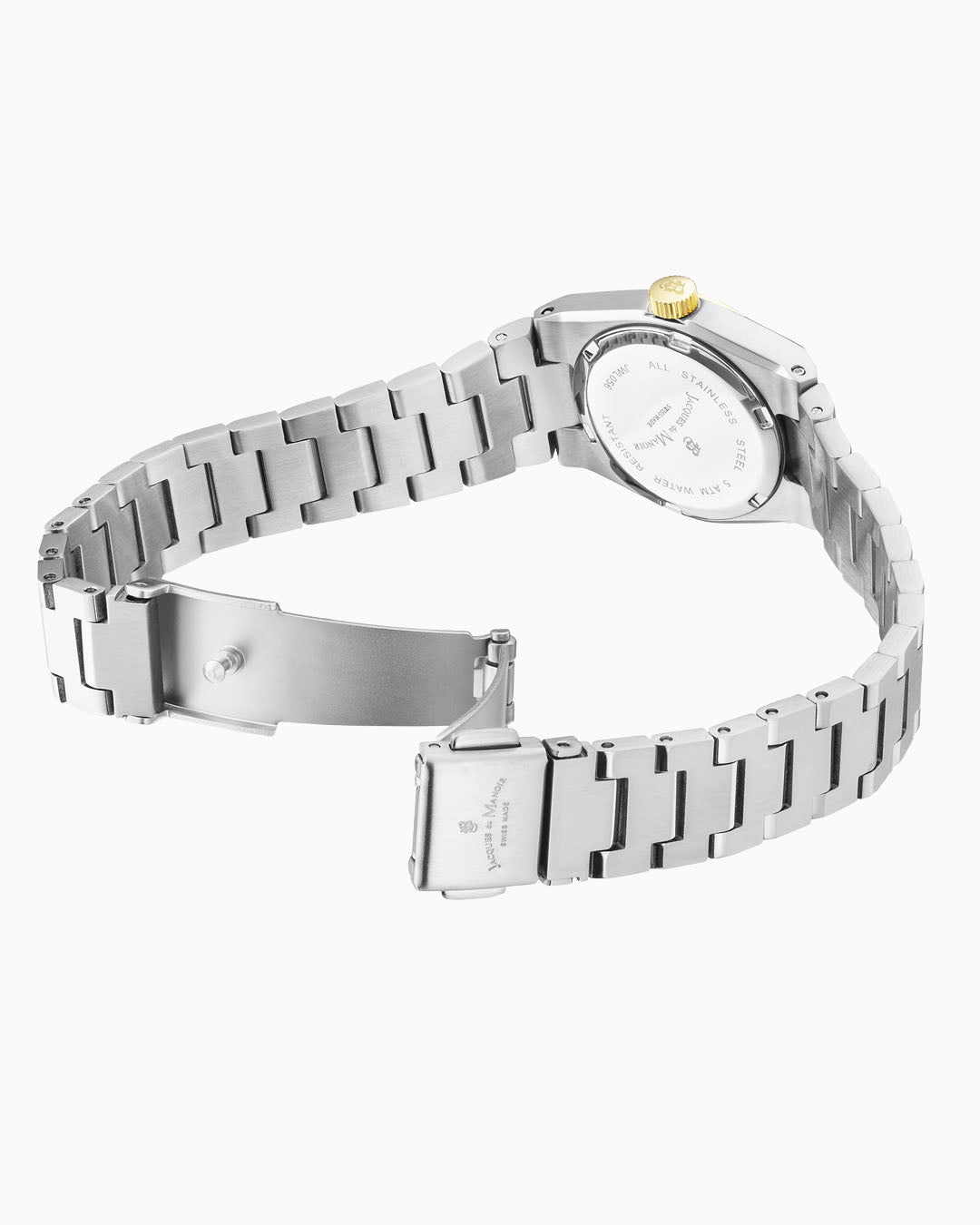 Horizon Ladies 25mm Three-hands Silver-tone White dial Stainless steel swiss watch