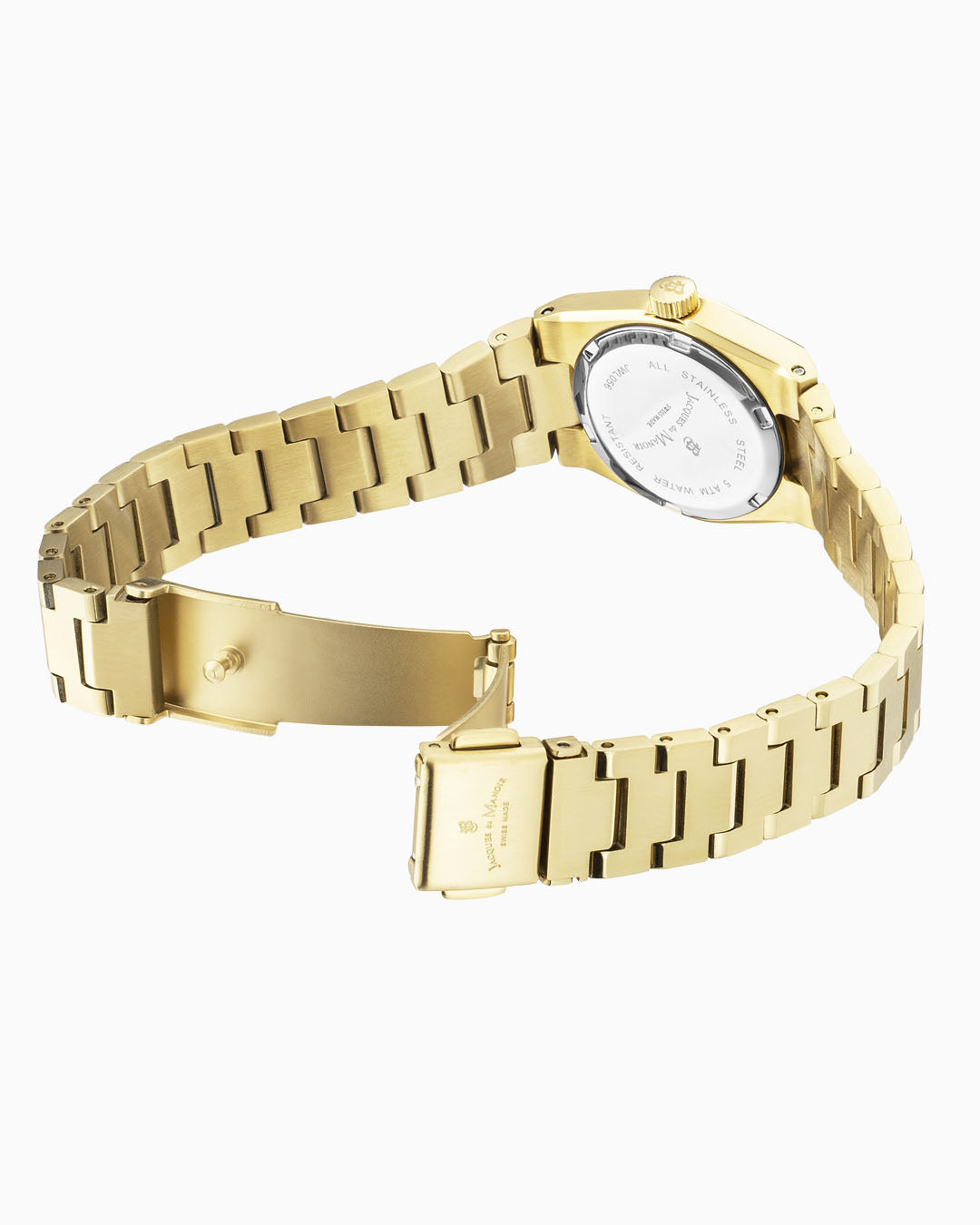 Horizon Ladies 25mm Three-hands Gold-tone Champagne dial Stainless steel swiss watch
