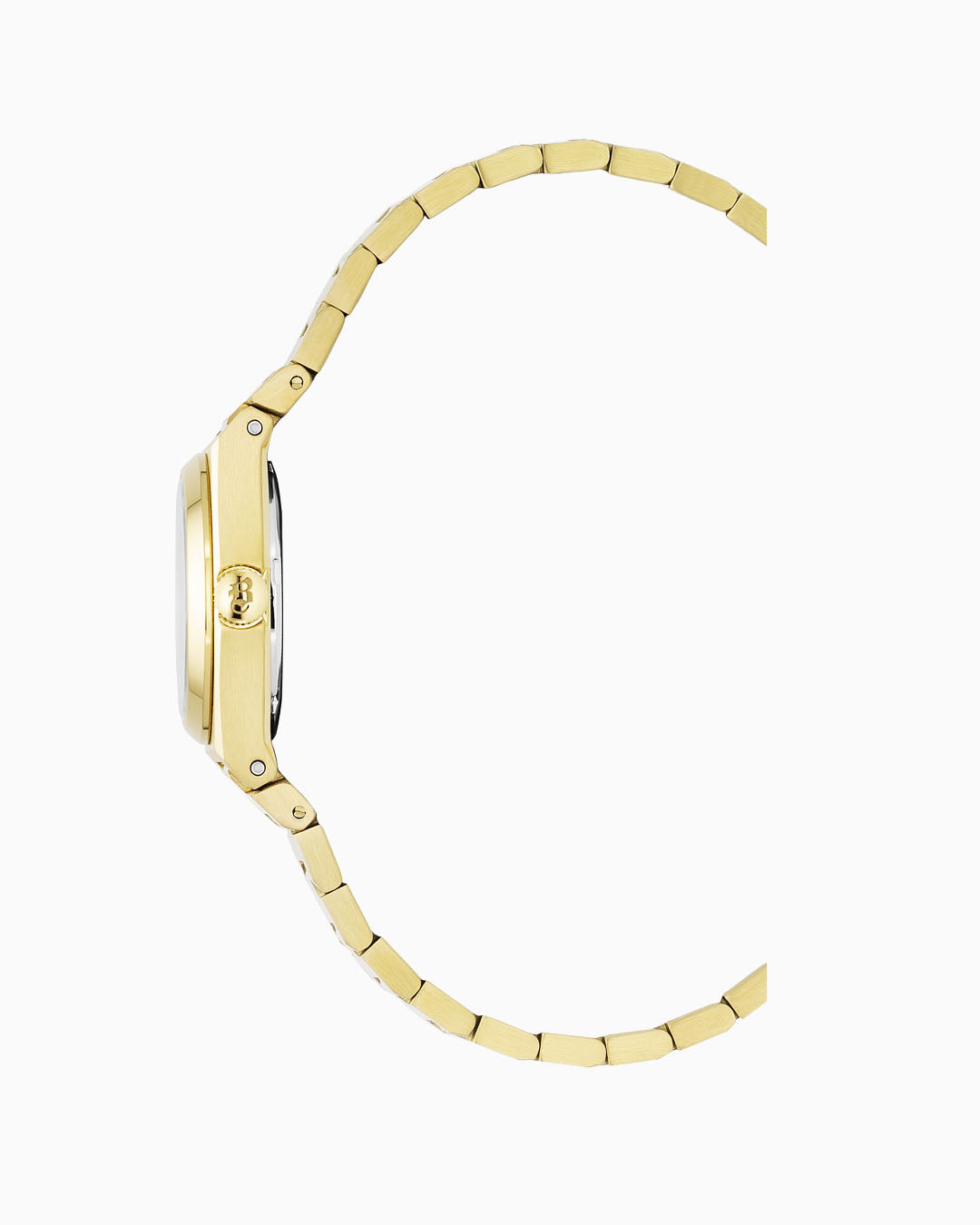 Horizon Ladies 25mm Three-hands Gold-tone Champagne dial Stainless steel swiss watch