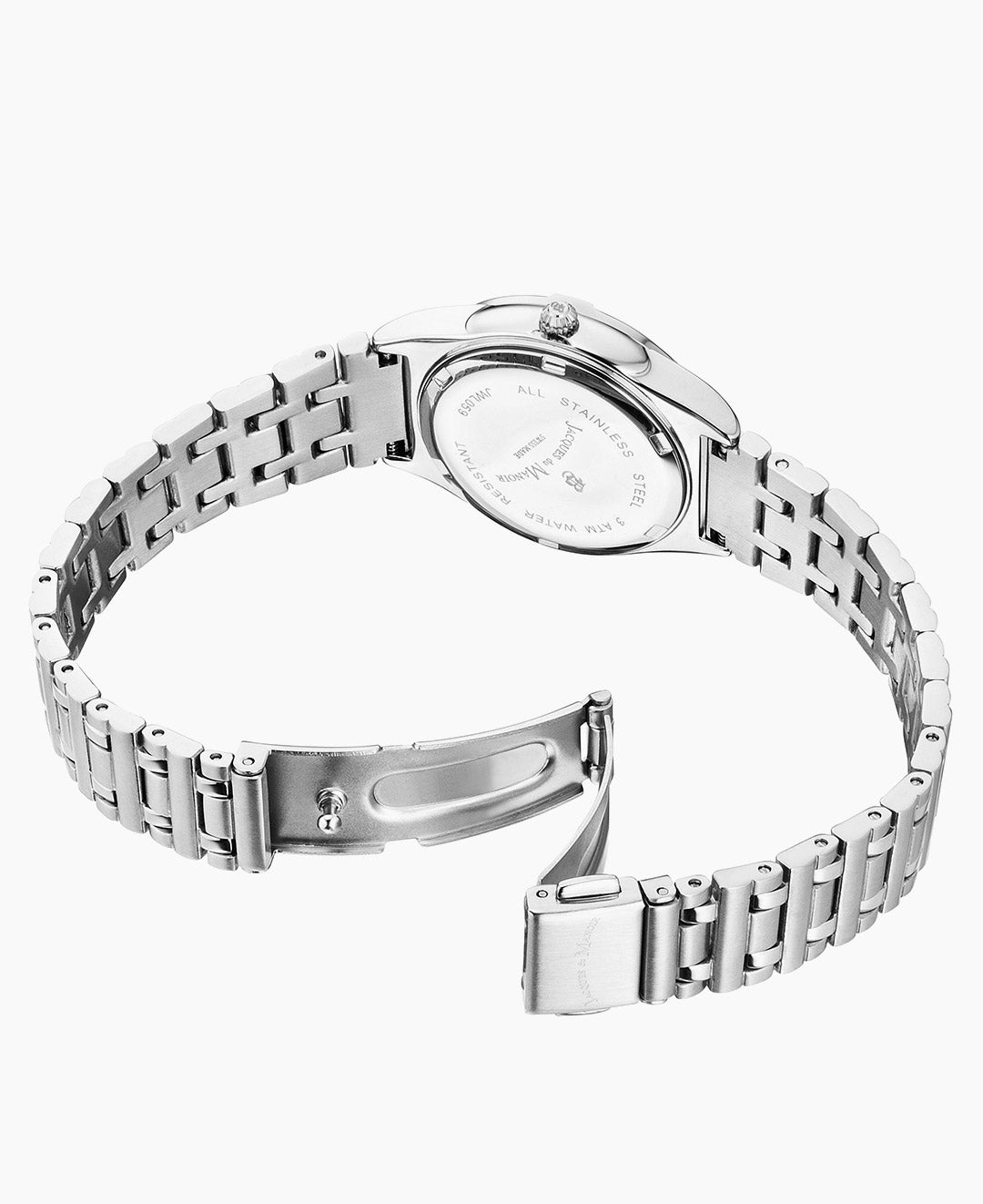 Leonie 29mm Three-hands Silver-tone White dial Stainless steel swiss watch