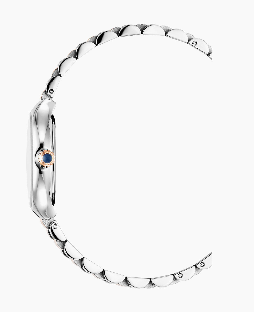 Celine 29x32mm Two-hands Two-tone Silver dial Stainless steel swiss watch