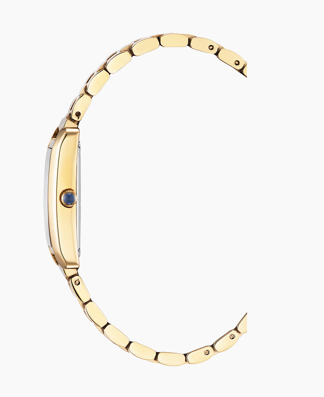 Lily Diamond 18x33mm Two-hands Gold-tone Silver Dial Stainless steel swiss watch
