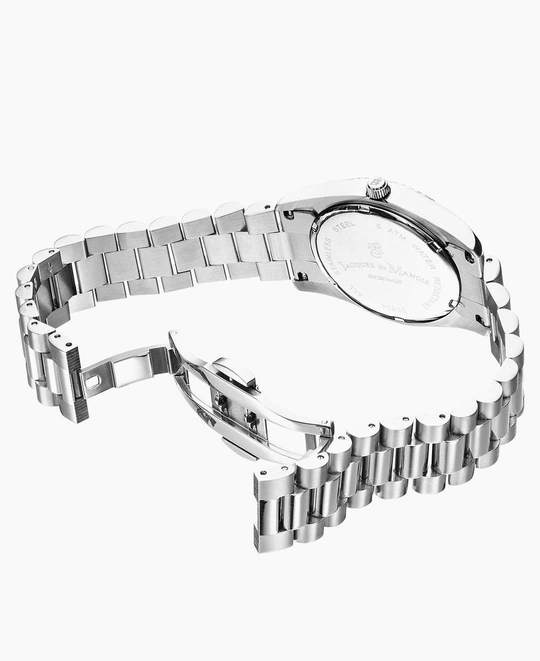 Inspiration Business 40mm Three-hands Date Silver-tone Dark grey dial Stainless steel swiss watch