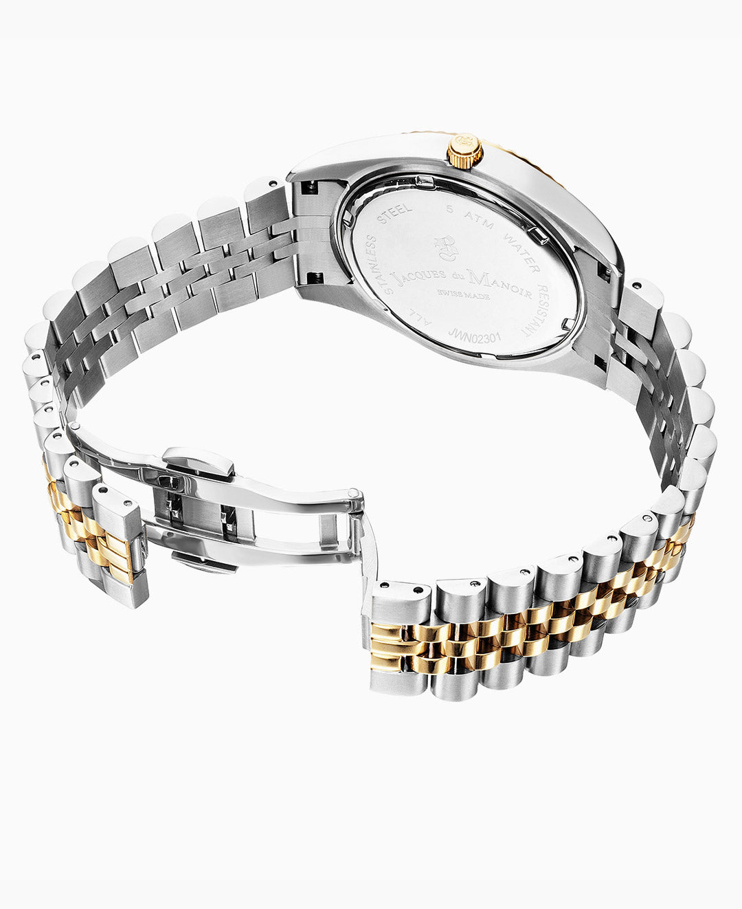 Inspiration Classic 34mm Three-hands Date Two-tone Green dial Stainless steel swiss watch