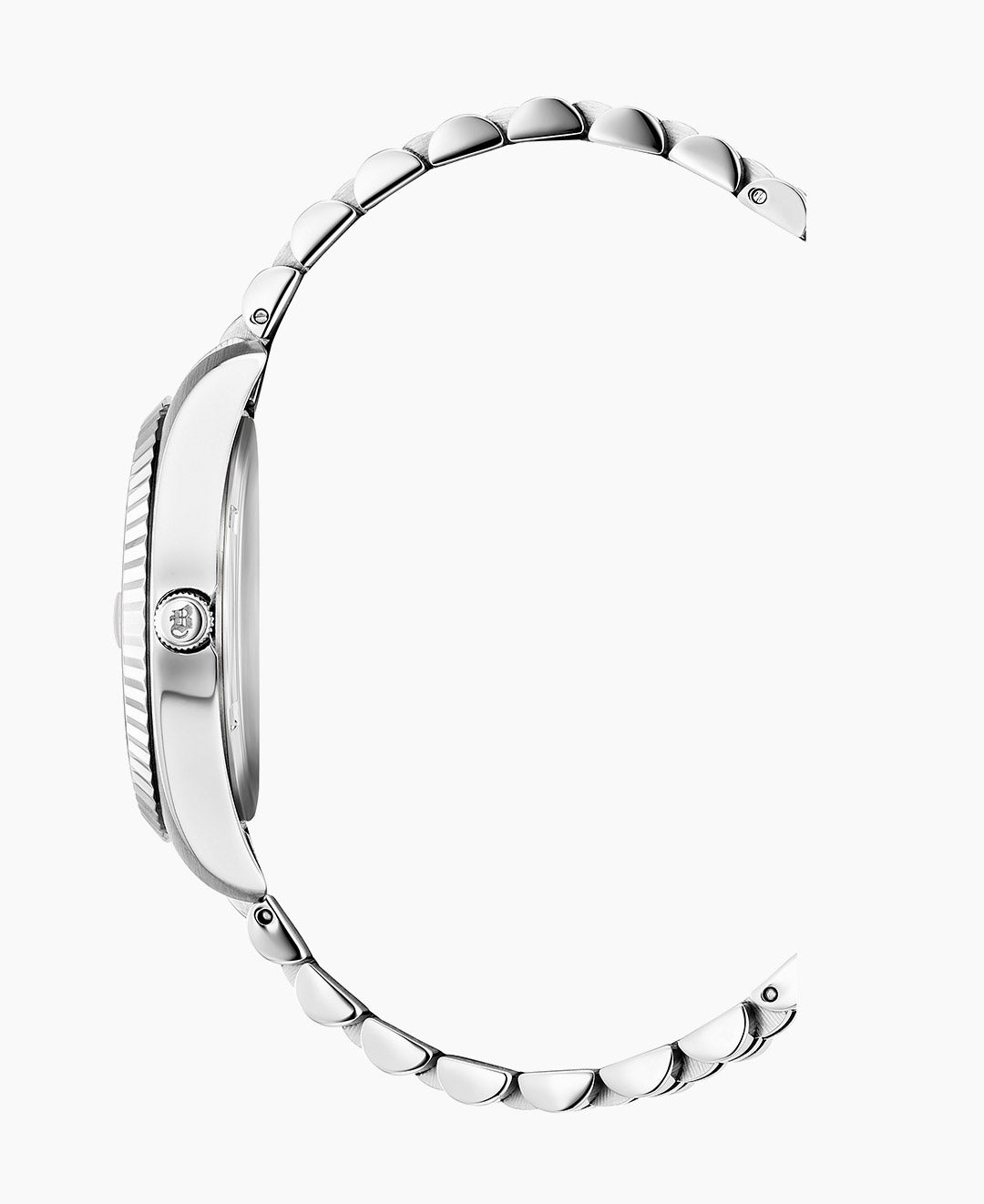 Inspiration Elegance 36MM Three-hands Date Silver-tone Silver dial Stainless steel swiss watch