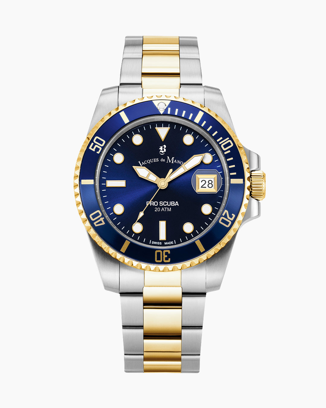 NWT Jacques Du Manoir Pro Scuba 43 Blue Dial Men\'s Watch Pro Scuba Silver Watch JWG02802 main image 3