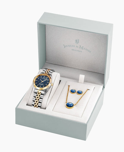 Inspiration Elements Two-tone Blue dial watch