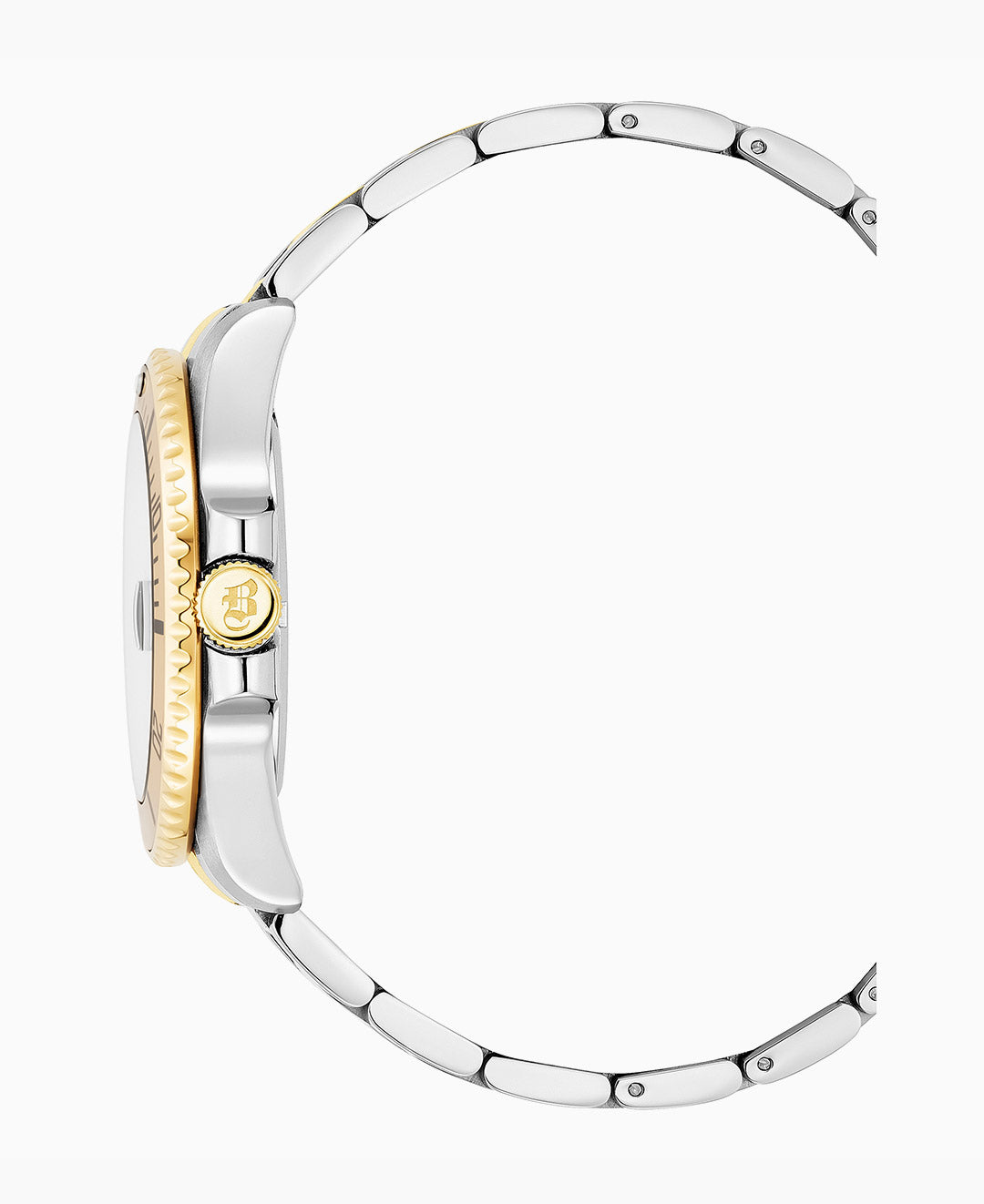 Pro Scuba Three-hands Date Two-tone Silver dial Stainless steel swiss watch