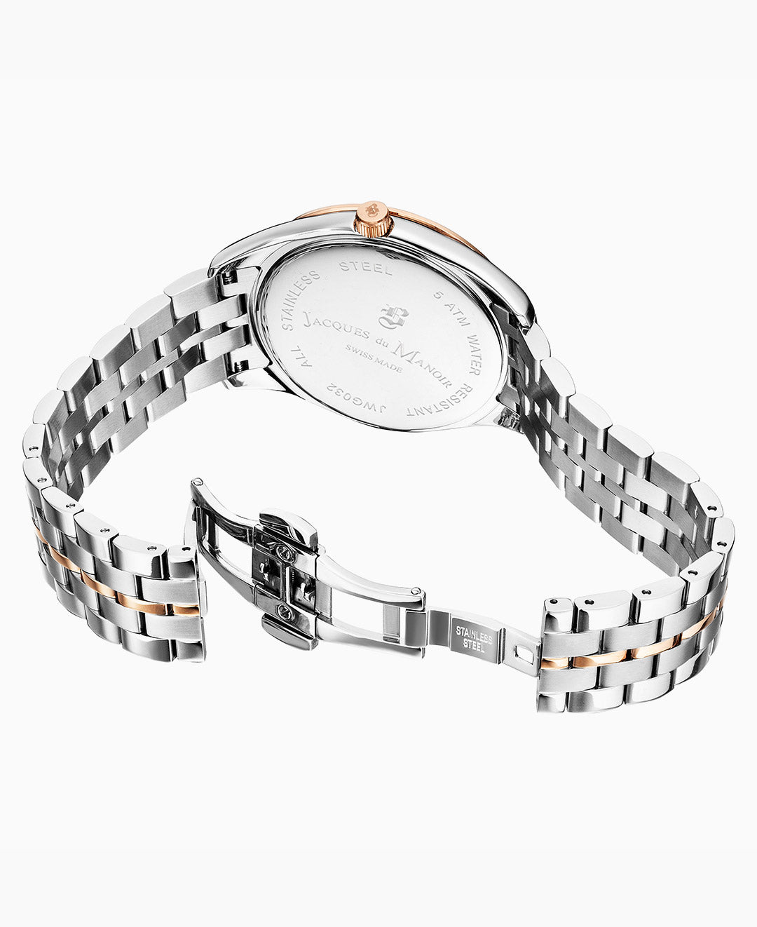 Anfibio Gents 40mm Three-hands Date Two-tone Blue dial Stainless steel swiss watch