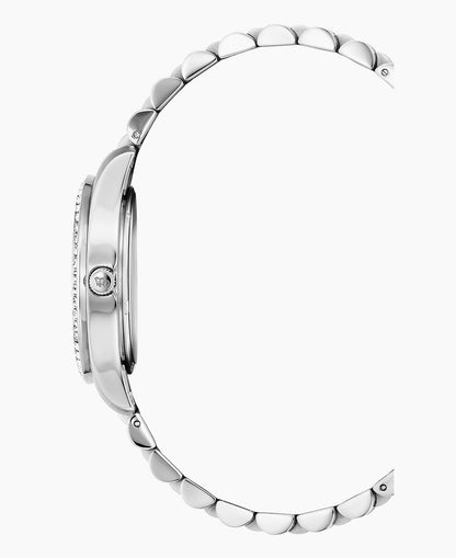 Inspiration Glamour 34mm Three-hands Silver-tone Silver dial Stainless steel swiss watch