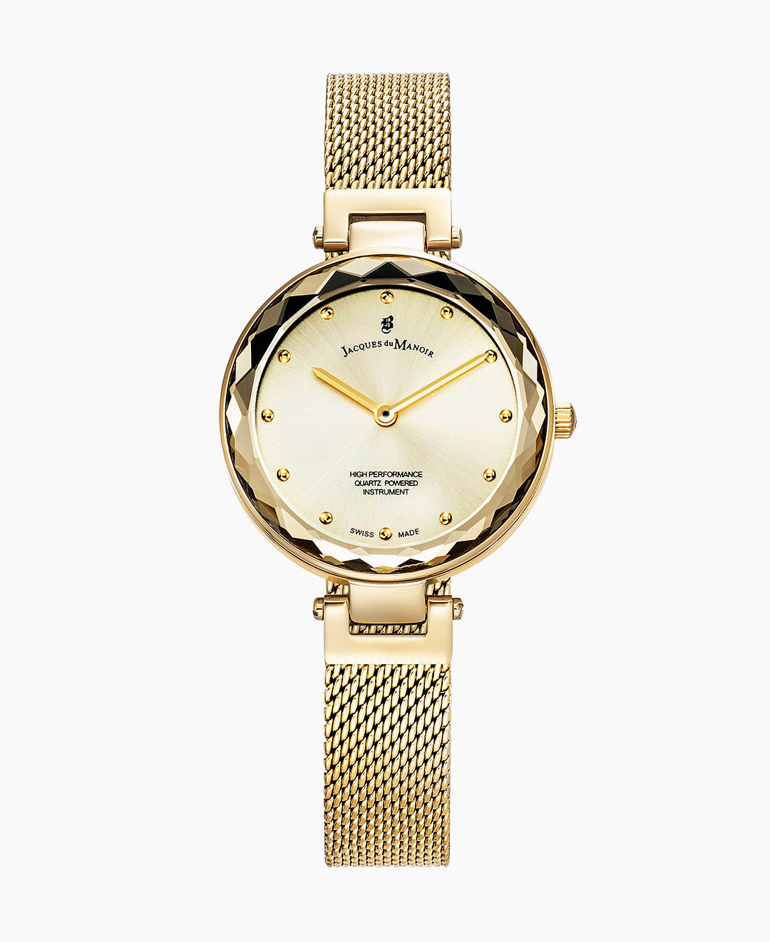 Selena 31mm Gold-tone Gold dial Stainless steel swiss watch