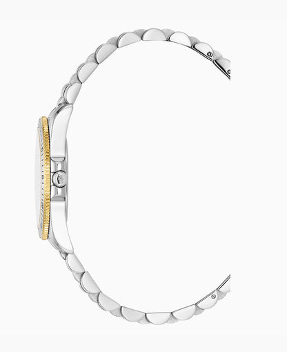 Inspiration Active 33mm Three-hands Date Silver-tone White dial Stainless steel swiss watch