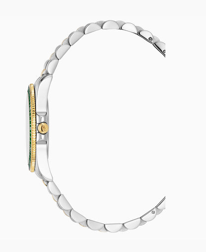 Inspiration Active 33mm Three-hands Date Two-tone Green dial Stainless steel swiss watch