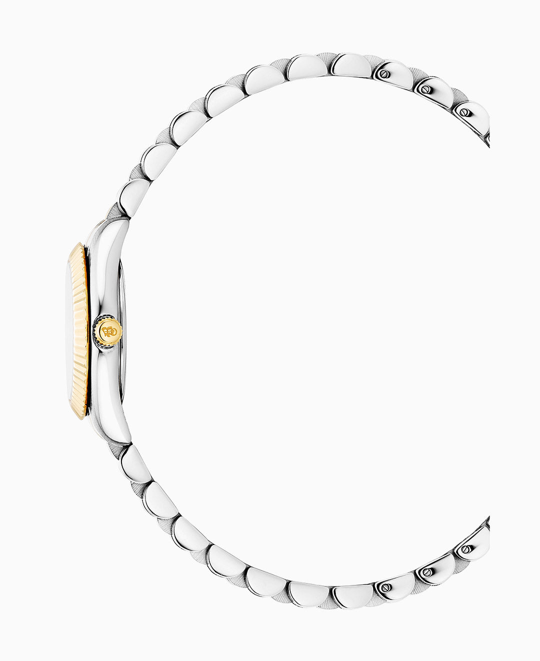 Mini Inspiration 22mm Two-hands Two-tone White dial Stainless steel swiss watch