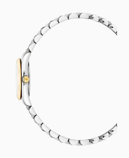 Mini Inspiration 22mm Two-hands Two-tone White dial Stainless steel swiss watch