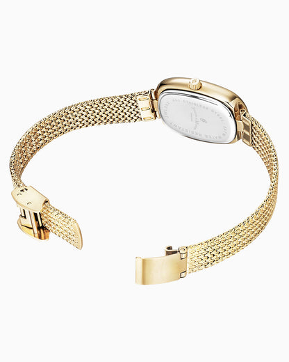 Noblesse 20x28.5mm Two-hands Gold-tone Gold dial Stainless steel swiss watch