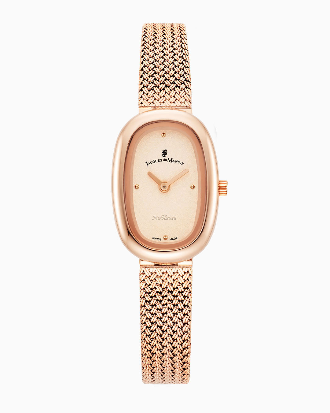 Noblesse 20x28.5mm Two-hands Rosegold-tone Rosegold dial Stainless steel swiss watch