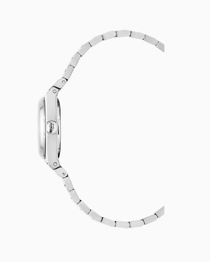 Horizon Ladies 25mm Three-hands Silver-tone Lightblue dial Stainless steel swiss watch