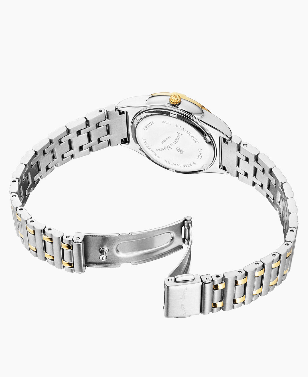 Leonie 29mm Three-hands Two-tone White dial Stainless steel swiss watch