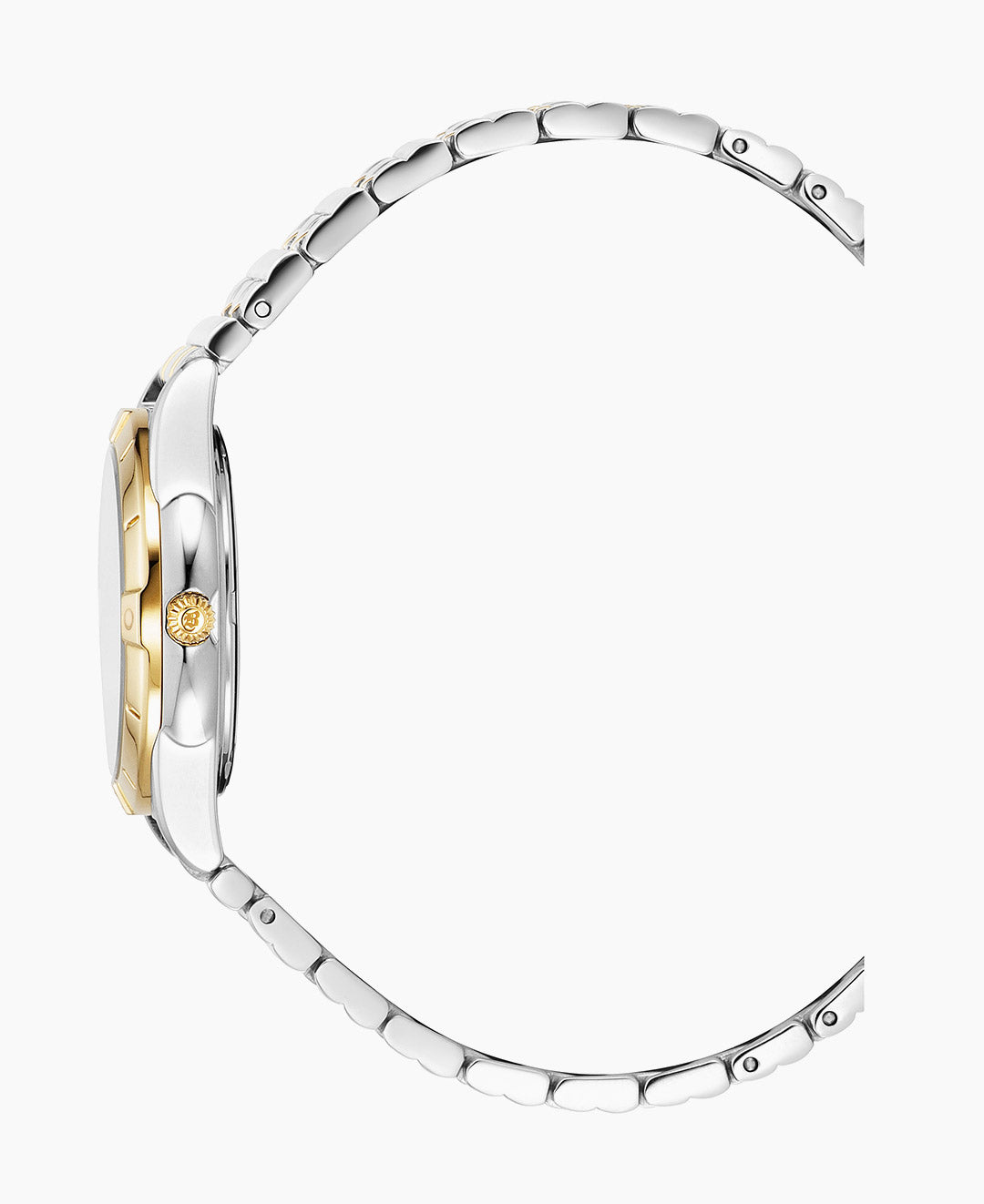 Leonie 29mm Three-hands Two-tone White dial Stainless steel swiss watch