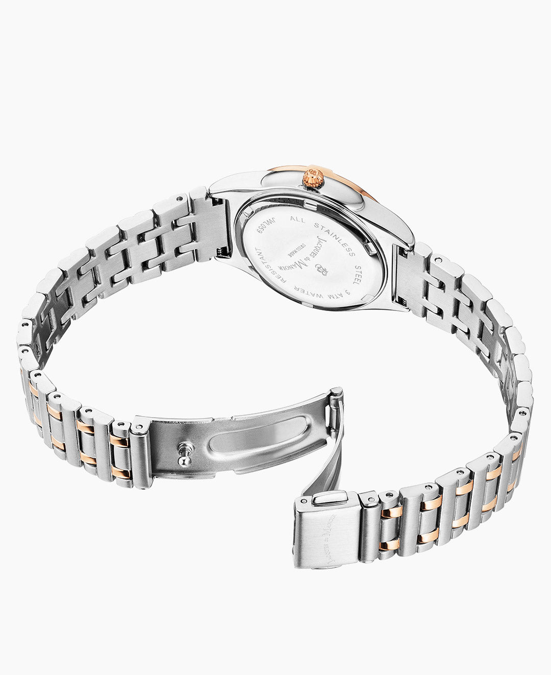 Leonie 29mm Three-hands Two-tone White dial Stainless steel swiss watch