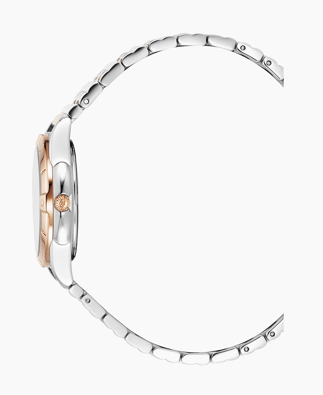 Leonie 29mm Three-hands Two-tone White dial Stainless steel swiss watch