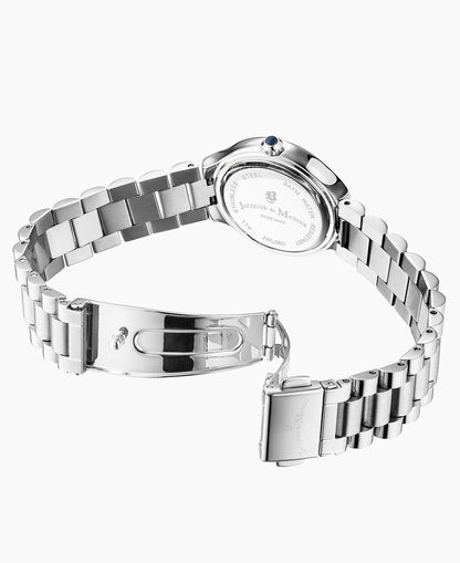 Celine 29x32mm Two-hands Silver-tone Silver dial Stainless steel swiss watch