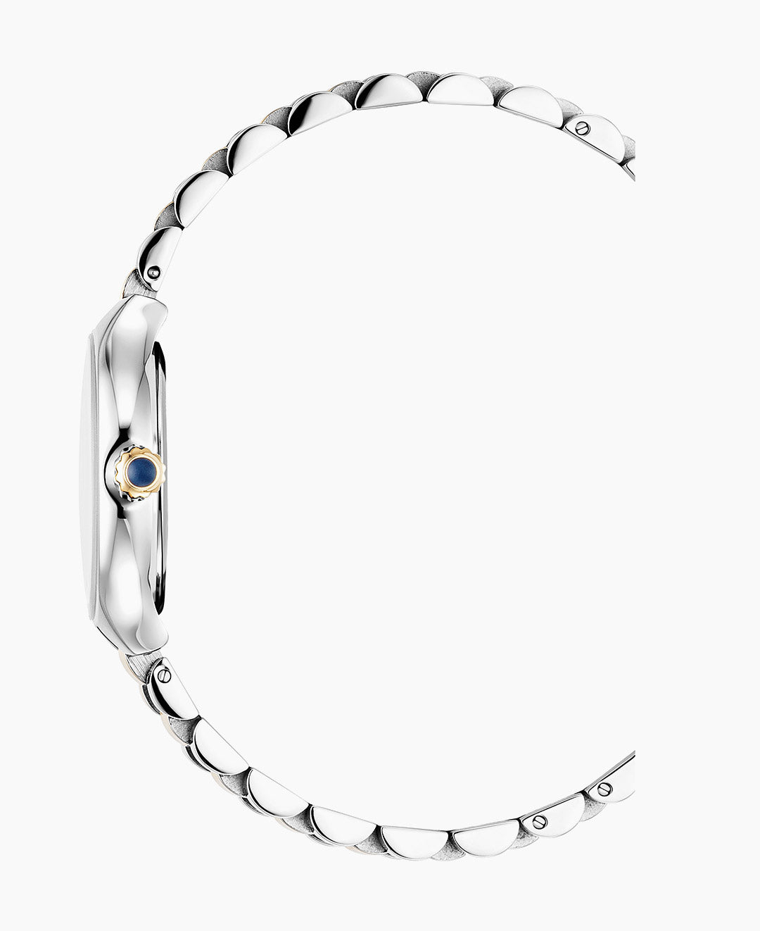 Celine 29x32mm Two-hands Two-tone Silver dial Stainless steel swiss watch