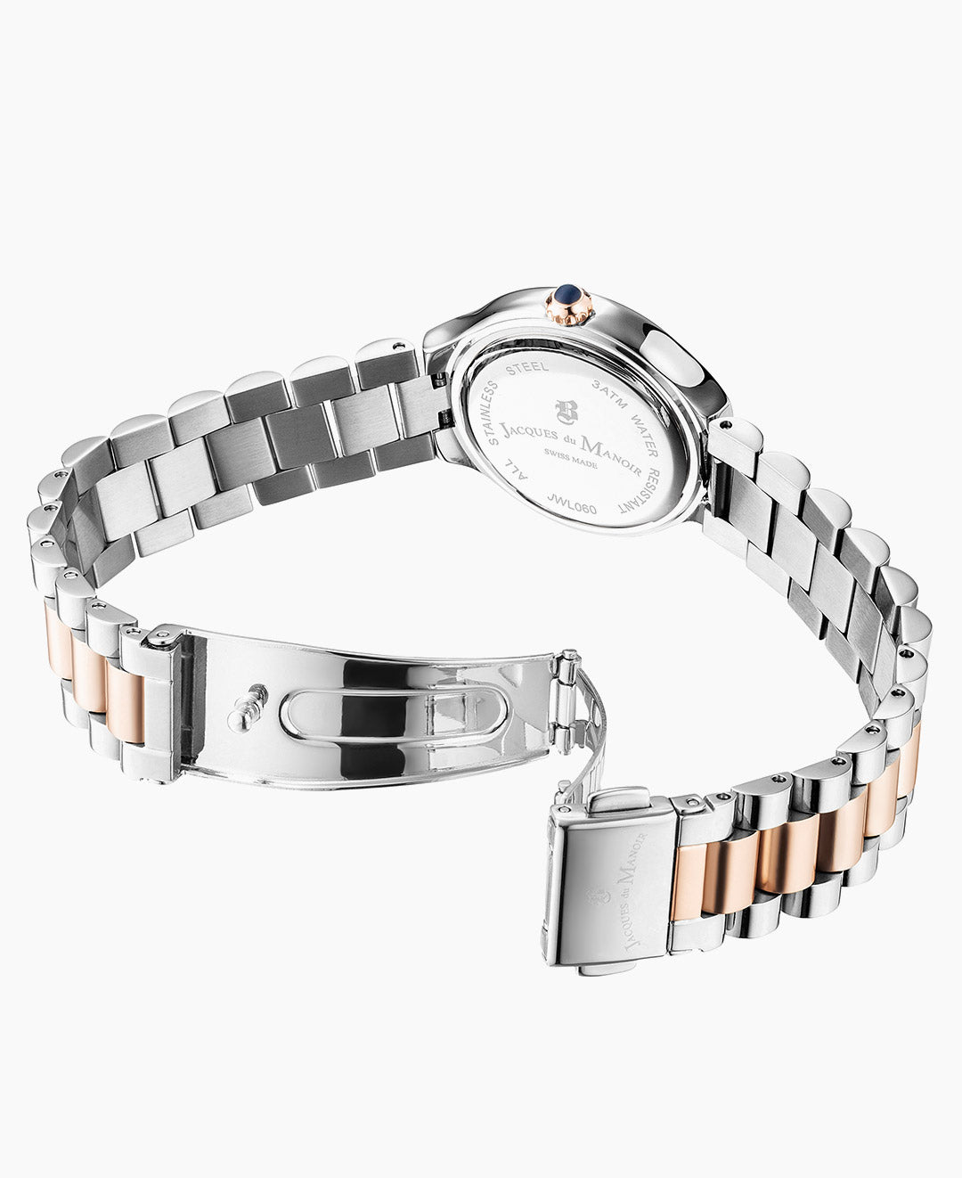 Celine 29x32mm Two-hands Two-tone Silver dial Stainless steel swiss watch